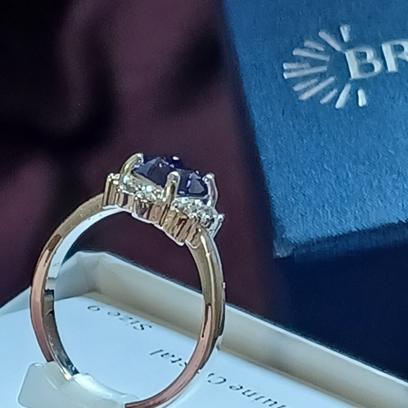 Sterling Brilliance Crystal Quartz Ring Size 9 (NEW) Still in Box - Picture 5 of 8